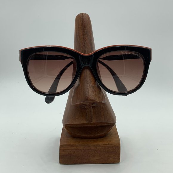 Marc by Marc Jacobs Black Red Cat-Eye Sunglasses - Picture 1 of 6